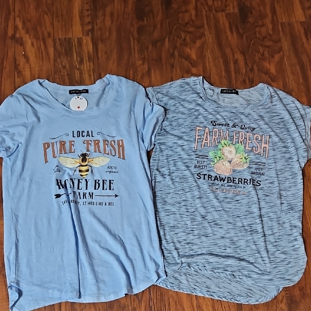 Local Pure Fresh Honey Bee Farm Kids Shirt - Blue